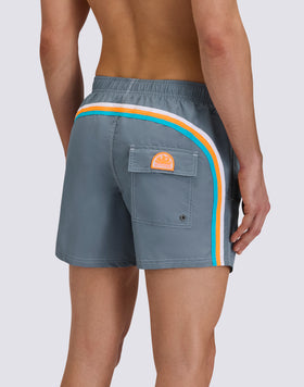 BAÑADOR CORTO CON CINTURA ELÁSTICA ICONIC TAFFETA