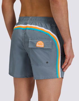 BAÑADOR CORTO CON CINTURA ELÁSTICA ICONIC TAFFETA