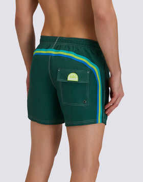 BAÑADOR CORTO CON CINTURA ELÁSTICA ICONIC TAFFETA