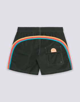 ICONIC TAFFETA SHORT SWIMSHORTS WITH ELASTIC WAIST