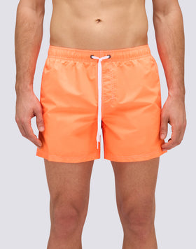 ICONIC TAFFETA SHORT SWIMSUIT WITH ELASTICATED WAIST