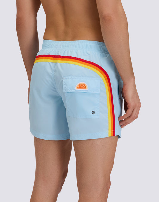 MAILLOT DE BAIN COURT À TAILLE ÉLASTIQUE ICONIC TAFFETA