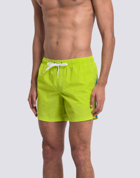 ICONIC TAFFETA MEN'S SHORT ELASTIC WAIST SWIMSUIT