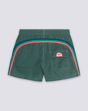 ICONIC TAFFETA SHORT SWIMSHORTS WITH ELASTIC WAIST