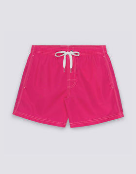 ICONIC TAFFETA SHORT SWIMSUIT WITH ELASTICATED WAIST