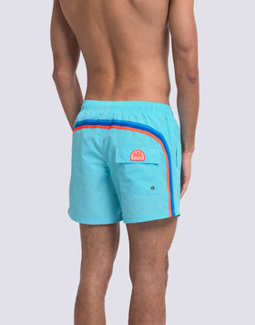 ICONIC TAFFETA MEN'S SHORT ELASTIC WAIST SWIMSHORTS