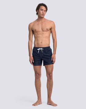 ICONIC TAFFETA MEN'S SHORT ELASTIC WAIST SWIMSHORTS