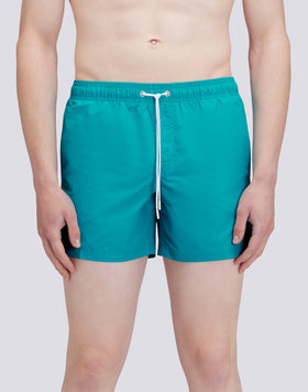 ELASTICATED WAIST ICONIC TAFFETA RAINBOW 2 COLOURS SHORT SWIMSHORTS