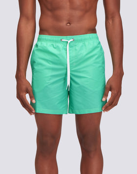 ICONIC TAFFETA MID-LENGTH ELASTIC WAIST SWIMSUIT