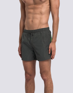 MEMORY STRETCH WAIST SWIM TRUNKS