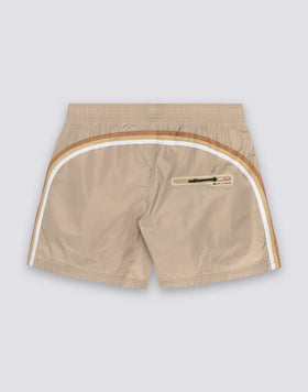 MEMORY SHORT SWIMSHORTS WITH ELASTICATED WAIST