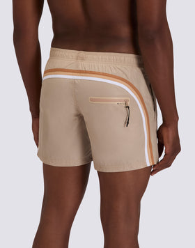 MEMORY SHORT SWIMSHORTS WITH ELASTICATED WAIST