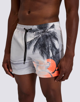 MAILLOT DE BAIN SHORT HOMME AVEC TAILLE ÉLASTIQUÉE ET IMPRIMÉ LA DREAM EN POLYESTER RECYCLÉ