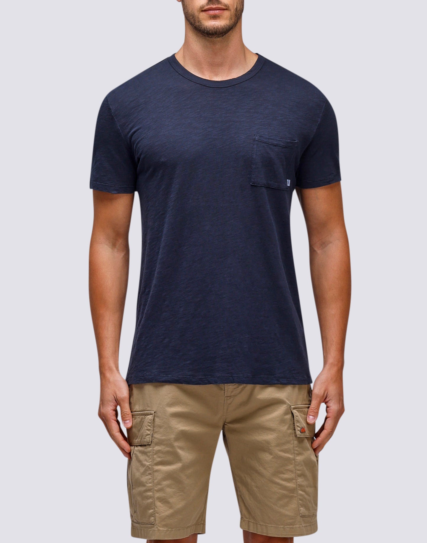 GARMENT DYED T-SHIRT WITH POCKET