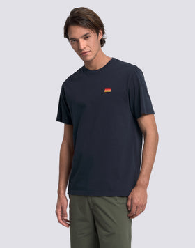 T-SHIRT WITH TRICOLOUR EMBROIDERY