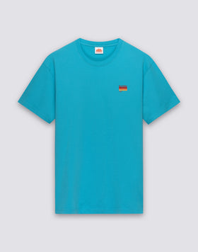 T-SHIRT WITH TRICOLOUR EMBROIDERY