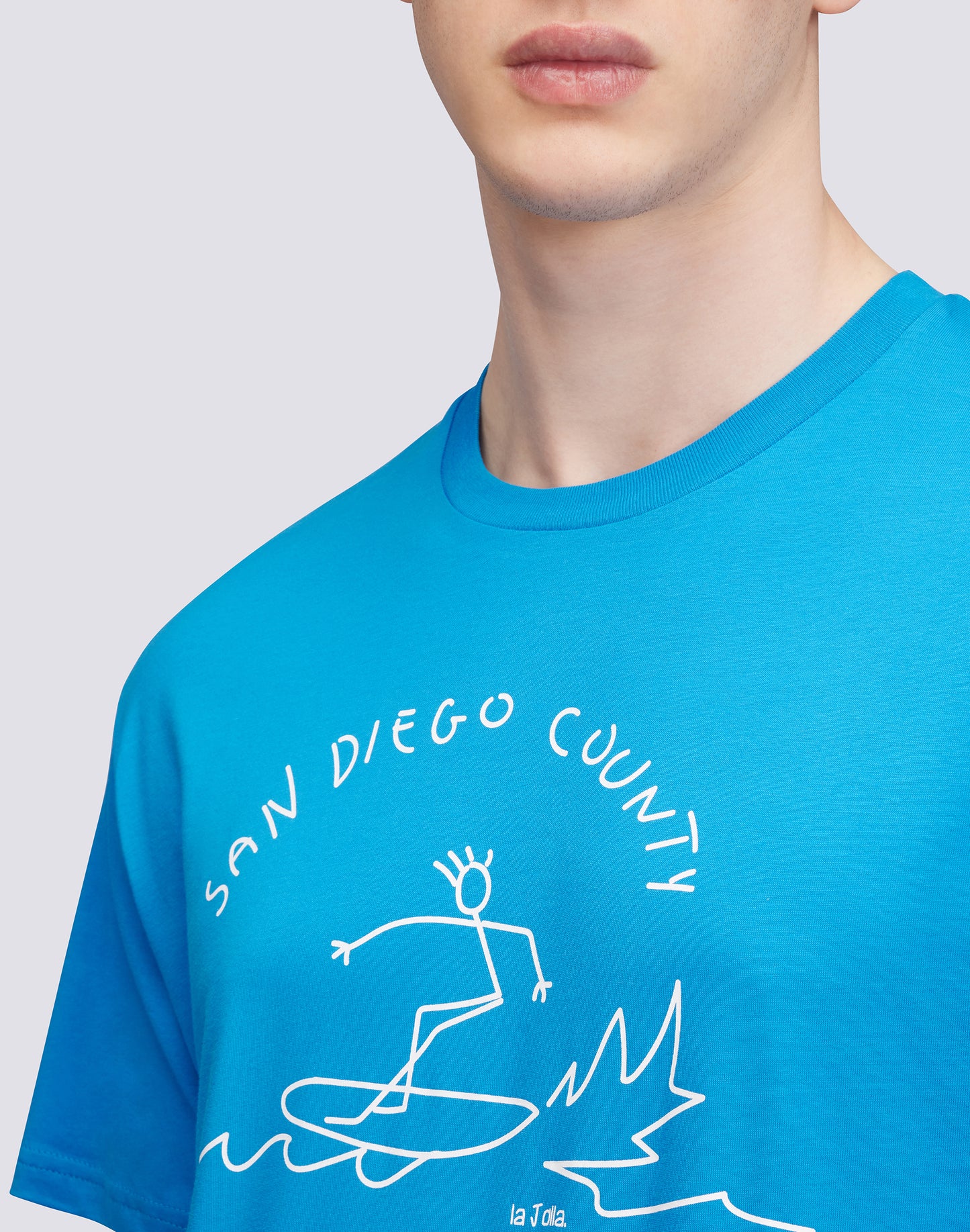 T-SHIRT CON STAMPA SAN DIEGO COUNTY