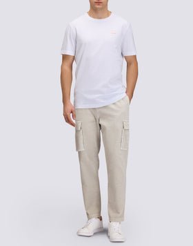 T-SHIRT A TINTA UNITA IN COTONE PIMA