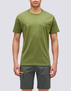 PLAIN T-SHIRT WITH EMBROIDERY