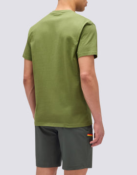 PLAIN T-SHIRT WITH EMBROIDERY