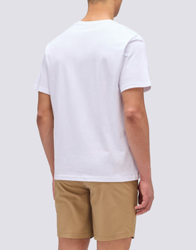 T-SHIRT CON STAMPA ROTONDA FOLLOW THE SUN