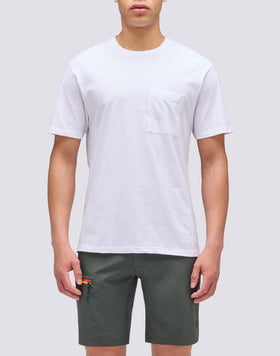 T-SHIRT WITH POCKET AND PRINT