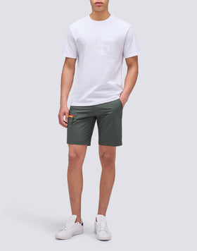 T-SHIRT WITH POCKET AND PRINT