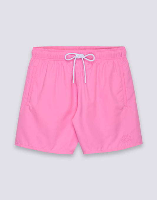 MEN'S SHORT SWIMSHORTS WITH ELASTIC WAIST AND PEACHY FABRIC