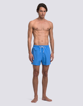 SHORT SWIMSHORTS WITH ELASTICATED WAIST AND MANOPESCA