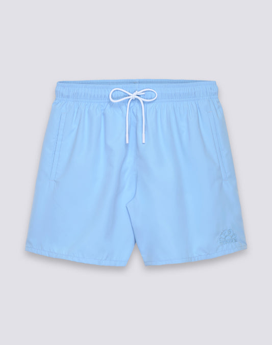 MEN'S SHORT SWIMSHORTS WITH ELASTIC WAIST AND PEACHY FABRIC