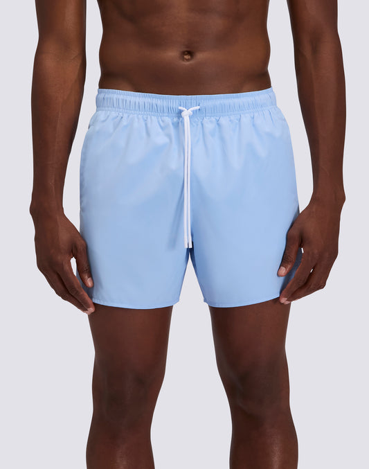 MAILLOT DE BAIN COURT POUR HOMME AVEC TAILLE ÉLASTIQUE ET TISSU COULEUR PÊCHE