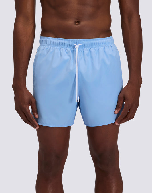 MAILLOT DE BAIN COURT POUR HOMME AVEC TAILLE ÉLASTIQUE ET TISSU COULEUR PÊCHE