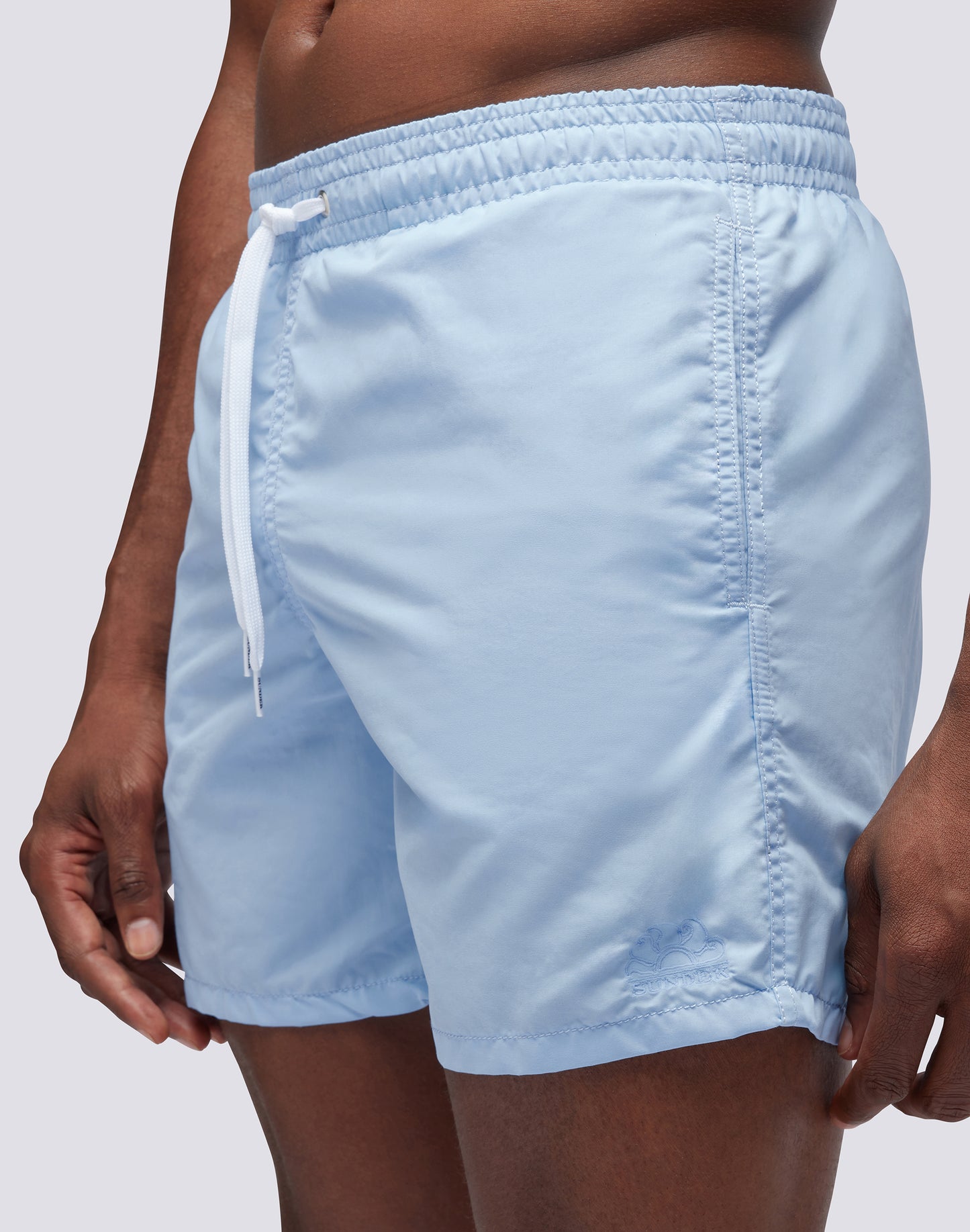 MICROPEACH MID-LENGTH SWIM SHORTS WITH AN ELASTICATED WAISTBAND