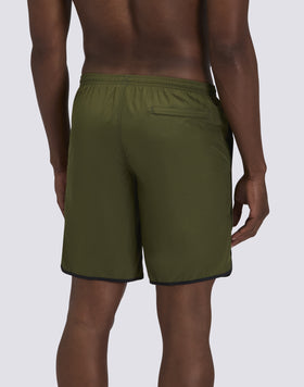 SHORT DE BAIN LONG TAILLE ÉLASTIQUÉE