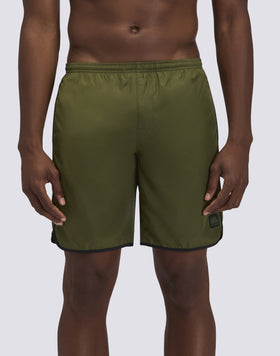 SHORT DE BAIN LONG TAILLE ÉLASTIQUÉE