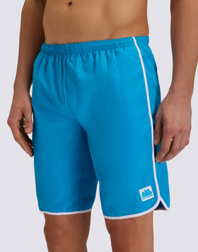 COSTUME DA BAGNO UOMO LUNGO REPREVE® CON VITA ELASTICATA E SPACCHI LATERALI ROTONDI