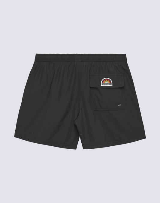 MEN'S SHORT SWIMSHORTS WITH ELASTIC WAIST IN REPREVE® RECYCLED POLYESTER