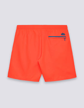 COSTUME DA BAGNO UOMO LUNGO VITA ELASTICATA CON PIPING IN POLIESTERE RICICLATO REPREVE®