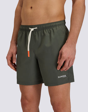 COSTUME DA BAGNO UOMO MEDIO VITA ELASTICATA IN POLESTERE RICICLATO REPREVE® CON DETTAGLIO TRICOLORE