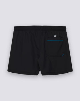 SHORT SWIMSHORTS WITH ELASTICATED WAIST AND CONTRASTING PIPING IN REPREVE® RECYCLED POLYESTER