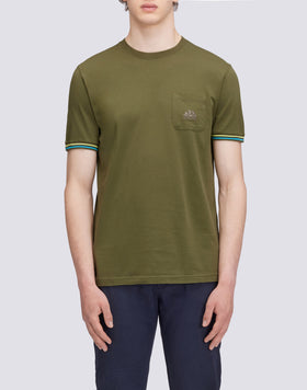 FINN CREW NECK T-SHIRT WITH POCKET