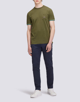 FINN CREW NECK T-SHIRT WITH POCKET