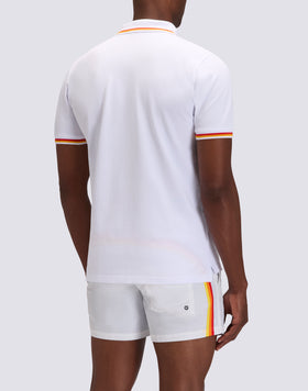 POLO BRICE DE ALGODÓN PIQUÉ CON DETALLES TRICOLORES