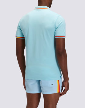 POLO BRICE DE ALGODÓN PIQUÉ CON DETALLES TRICOLORES