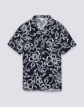 CHEMISE IMPRIMÉE POUR HOMME EN POPELINE DE VISCOSE