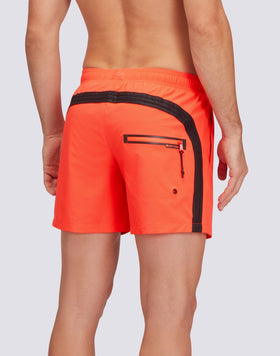 SHORT DE BAIN À TAILLE ÉLASTIQUE