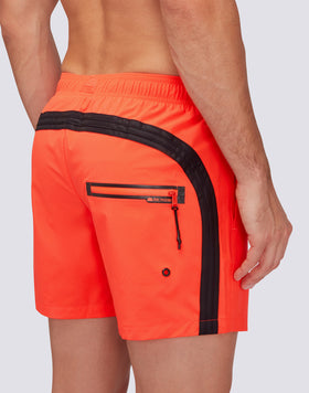 SHORT DE BAIN À TAILLE ÉLASTIQUE