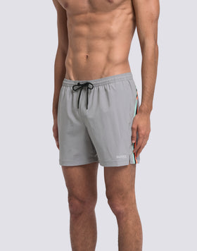 COSTUME DA BAGNO UOMO CON TESSUTO STRETCH A VITA ELASTICATA E CON CUSTODIA REMOVIBILE