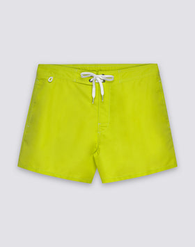 ICONIC TAFFETA MEN'S SHORT SWIMSHORTS WITH SEMI-ELASTIC WAIST