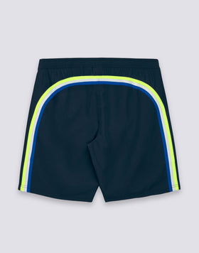 MAILLOT DE BAIN SEMI-ÉLASTIQUE À TAILLE LONGUE POUR HOMME EN POLYESTER RECYCLÉ REPREVE®